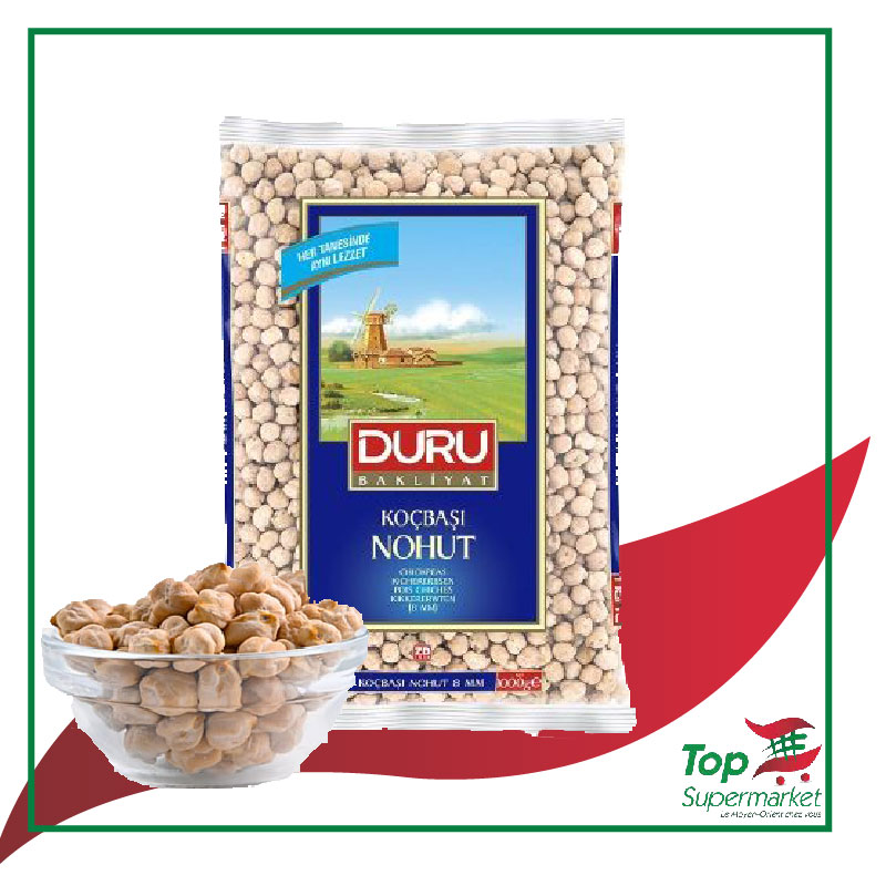 Duru Chickpeas Dried 9mm 1KG